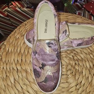 Johnny Was Womens Slip-on Sneakers Size 9